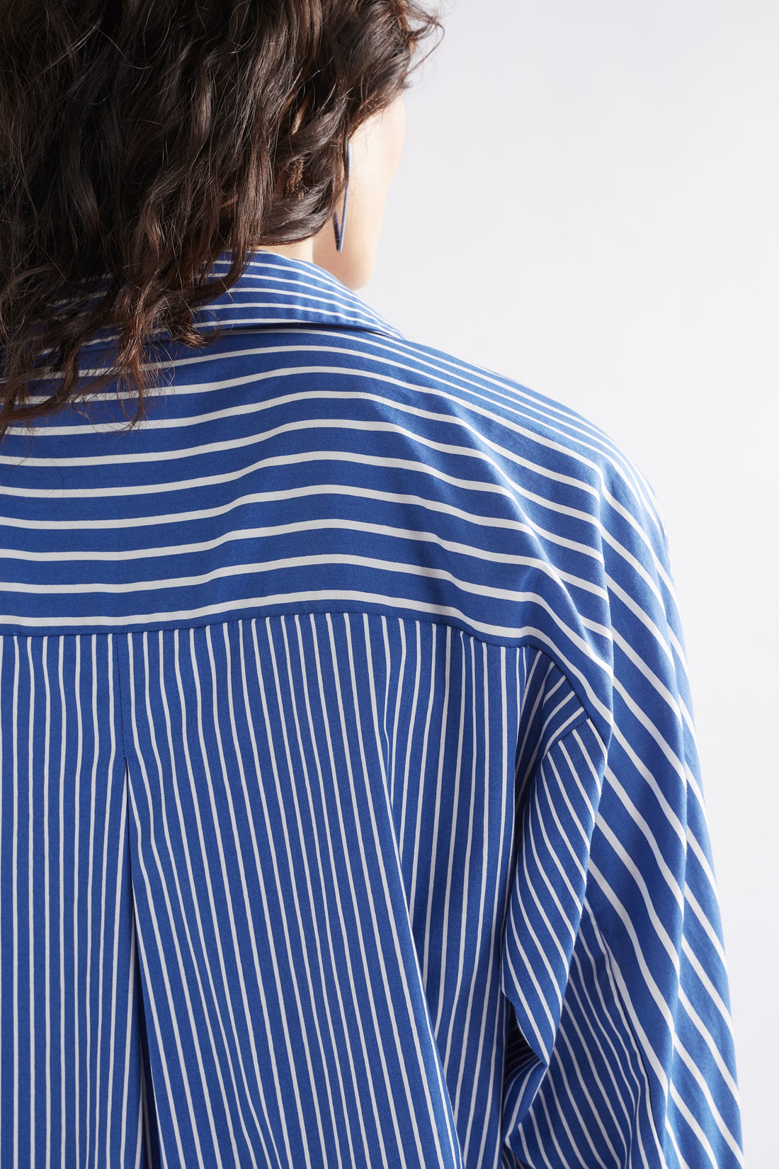 Ligne Print Shirt - Blue Stripe