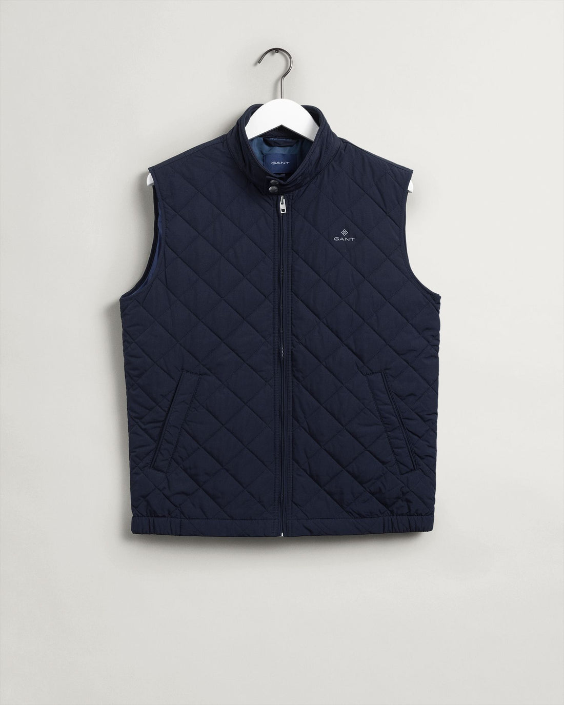 Quilted Windcheater Vest - Evening Blue