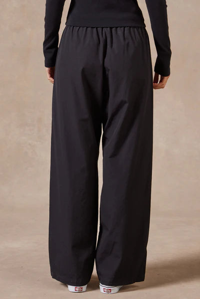 Frankie Poplin Pant - Black