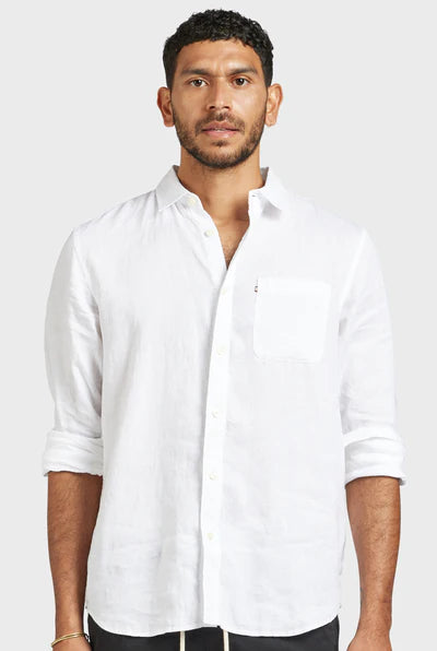 Hampton L/S Shirt - White