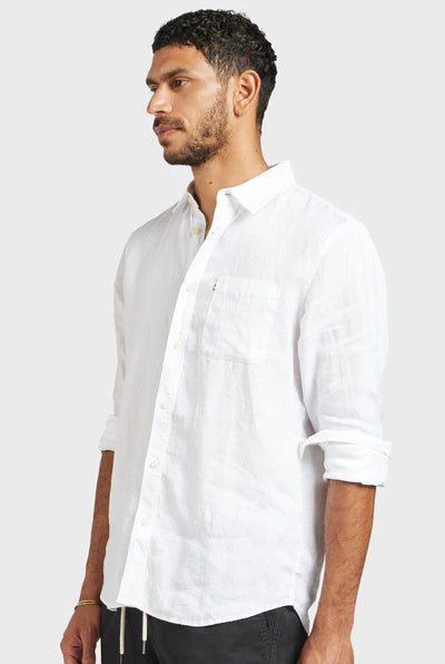 Hampton L/S Shirt - White