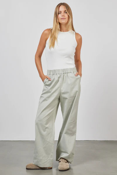 Hi Line Rib Tank - White