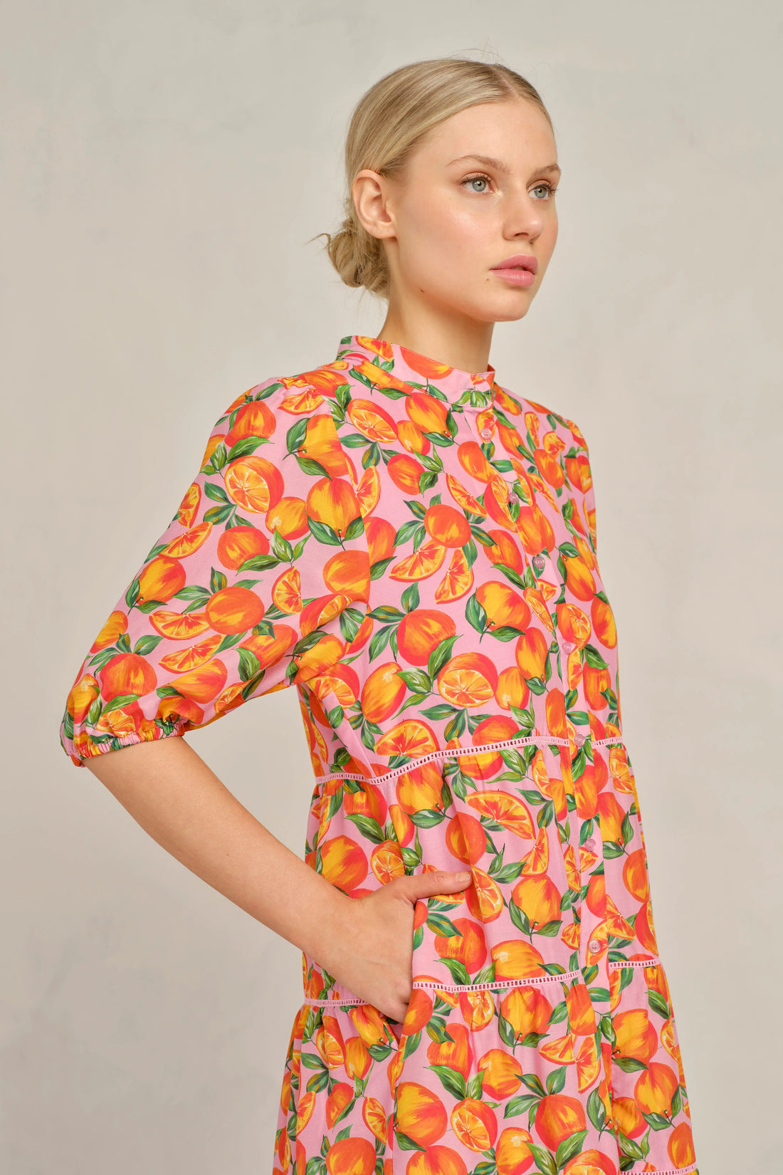 Martina Dress Valencia - Pink