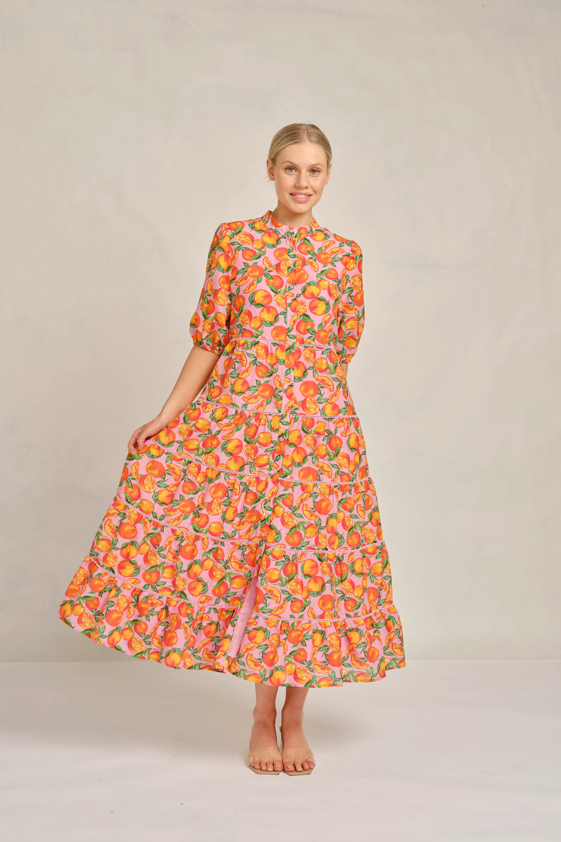 Martina Dress Valencia - Pink