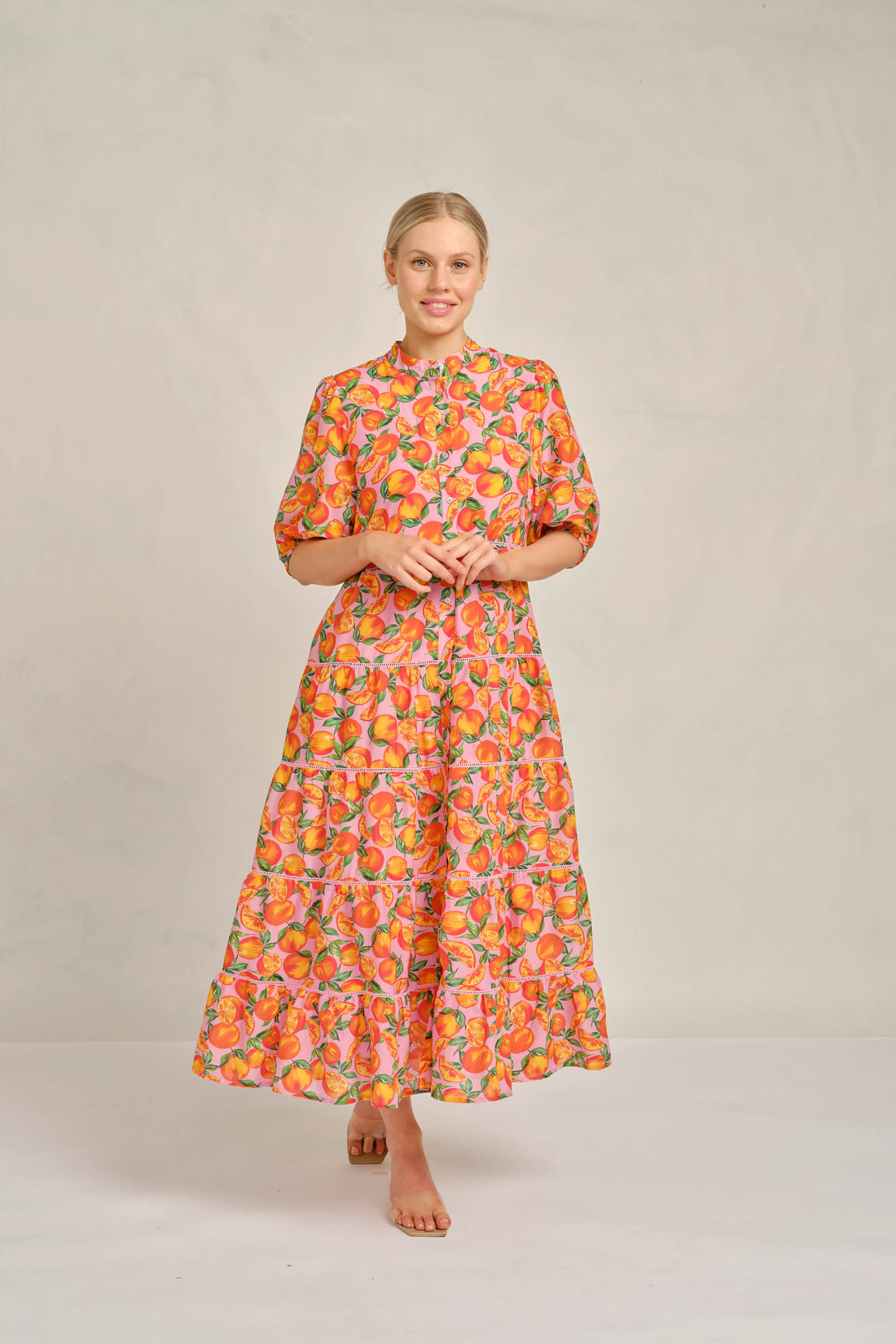 Martina Dress Valencia - Pink