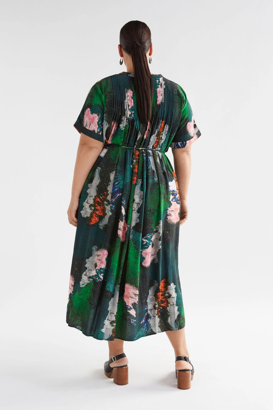 Malo Shirtdress - Reflections Print