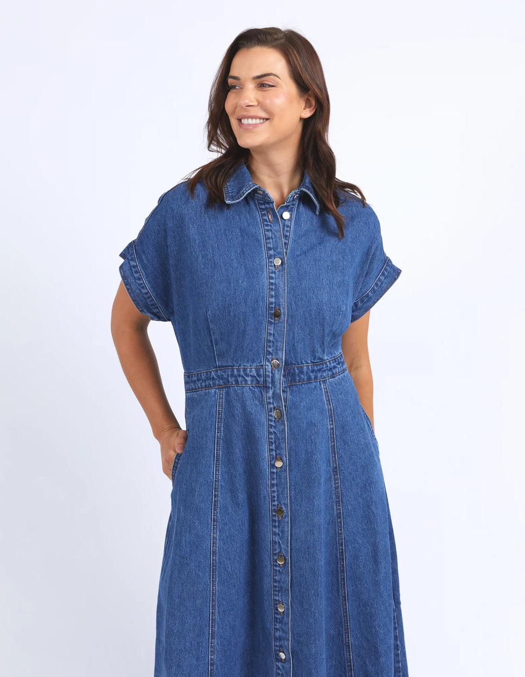 Elm Lifestyle Aimee Denim Dress – Wharf St Apparel