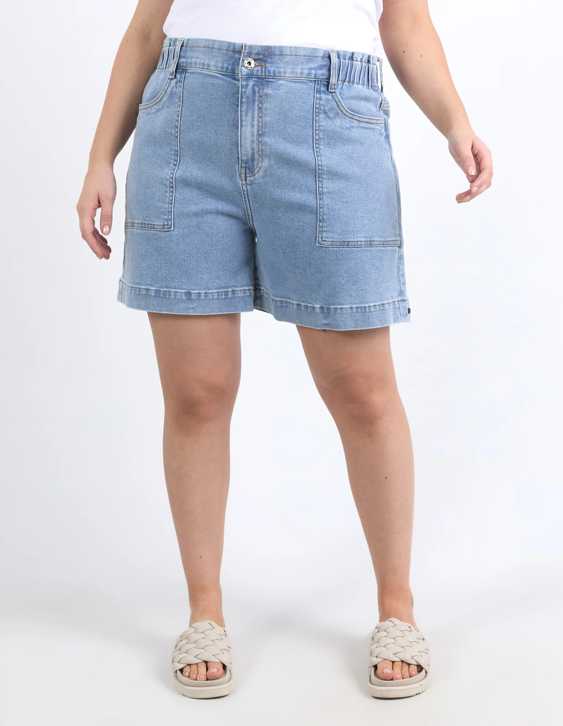 Atlas Denim Short - Mid Blue