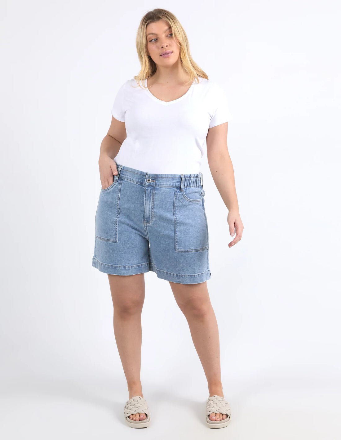 Atlas Denim Short - Mid Blue