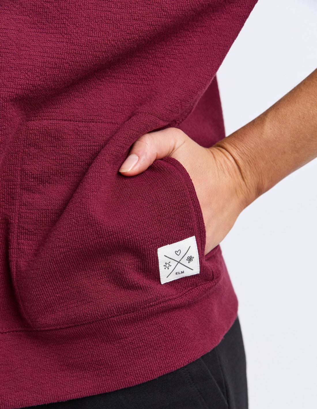 Beachy Zip Hoodie - Plum