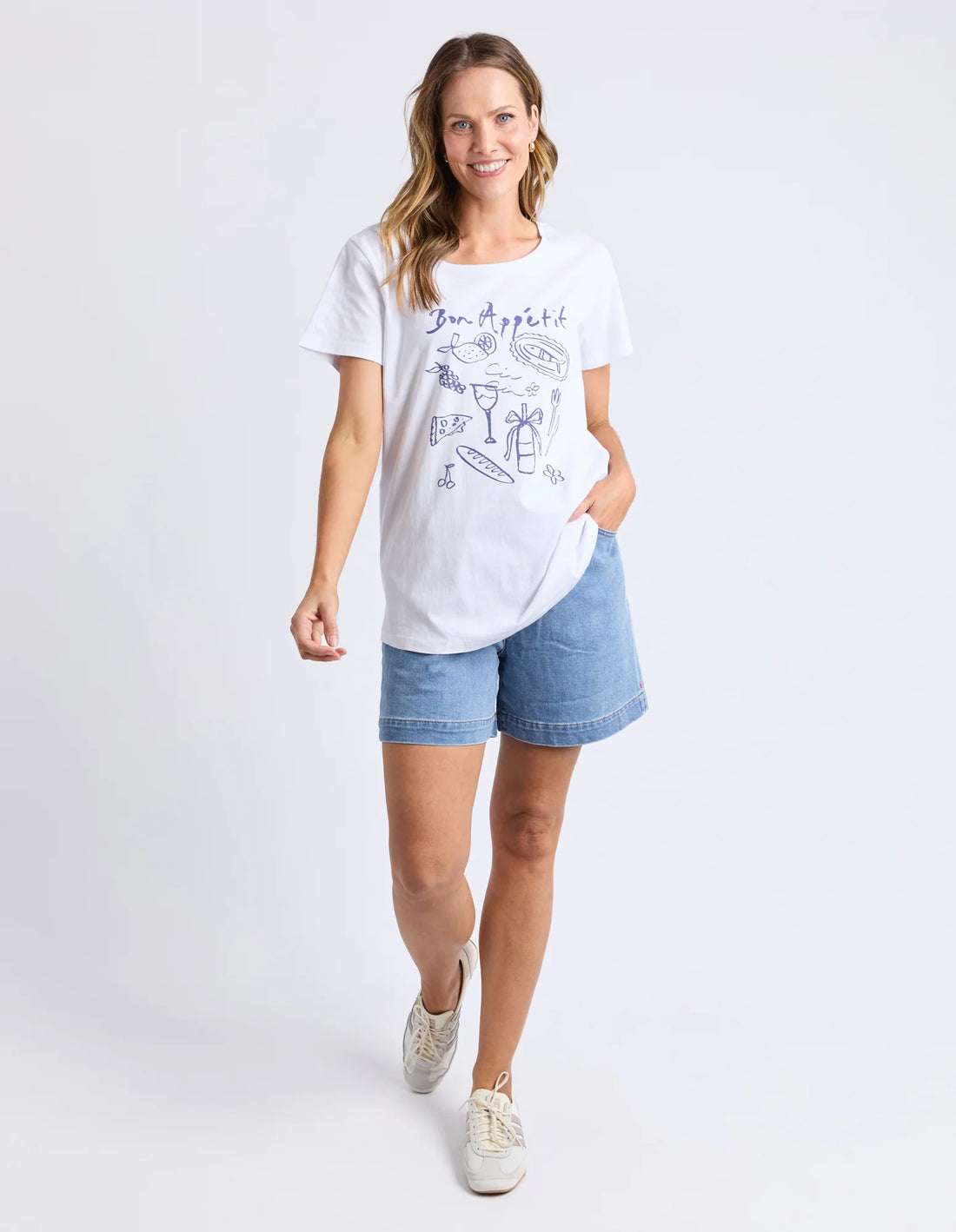 Bon Appetit Tee - White