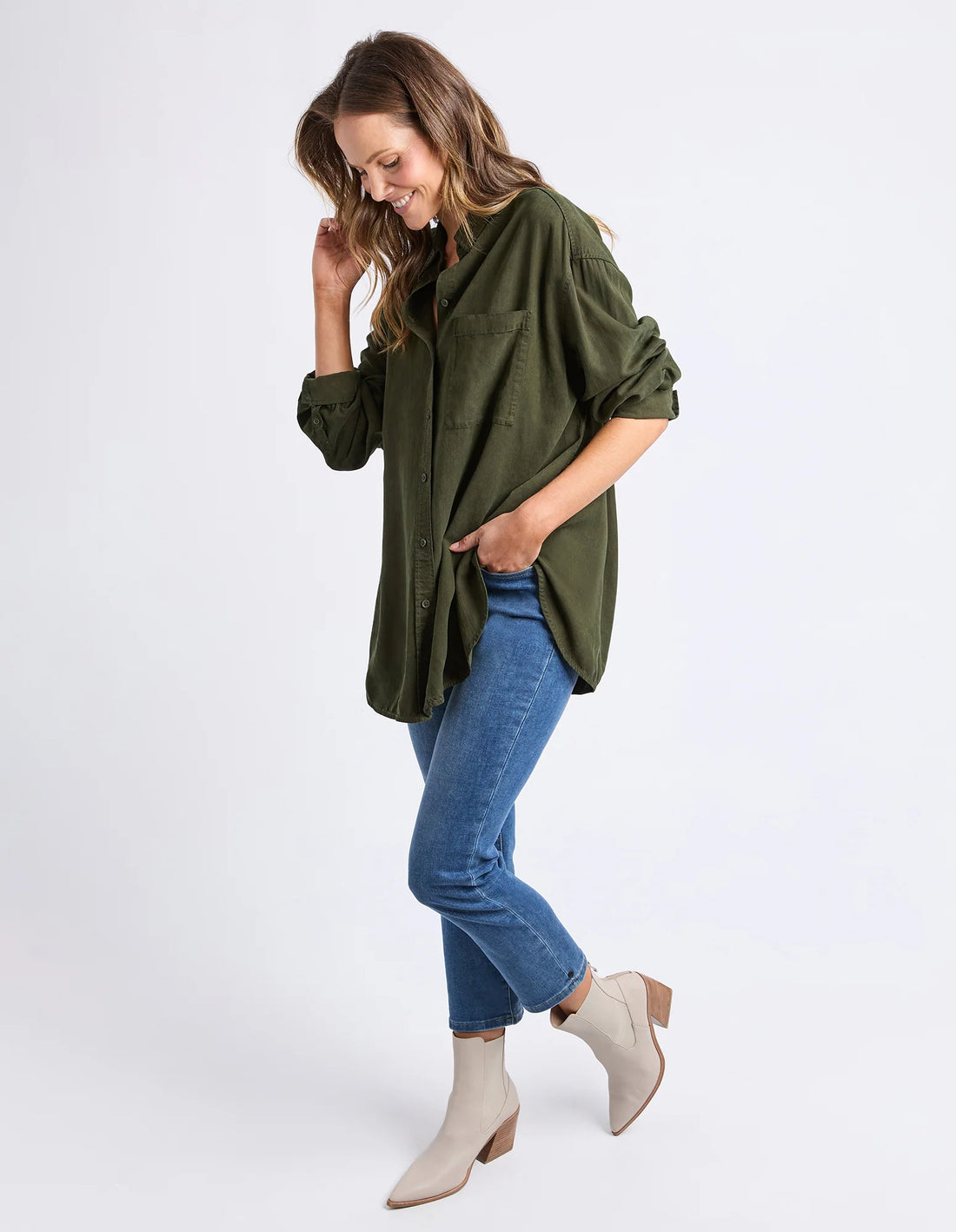 Brooklyn Shirt - Basil