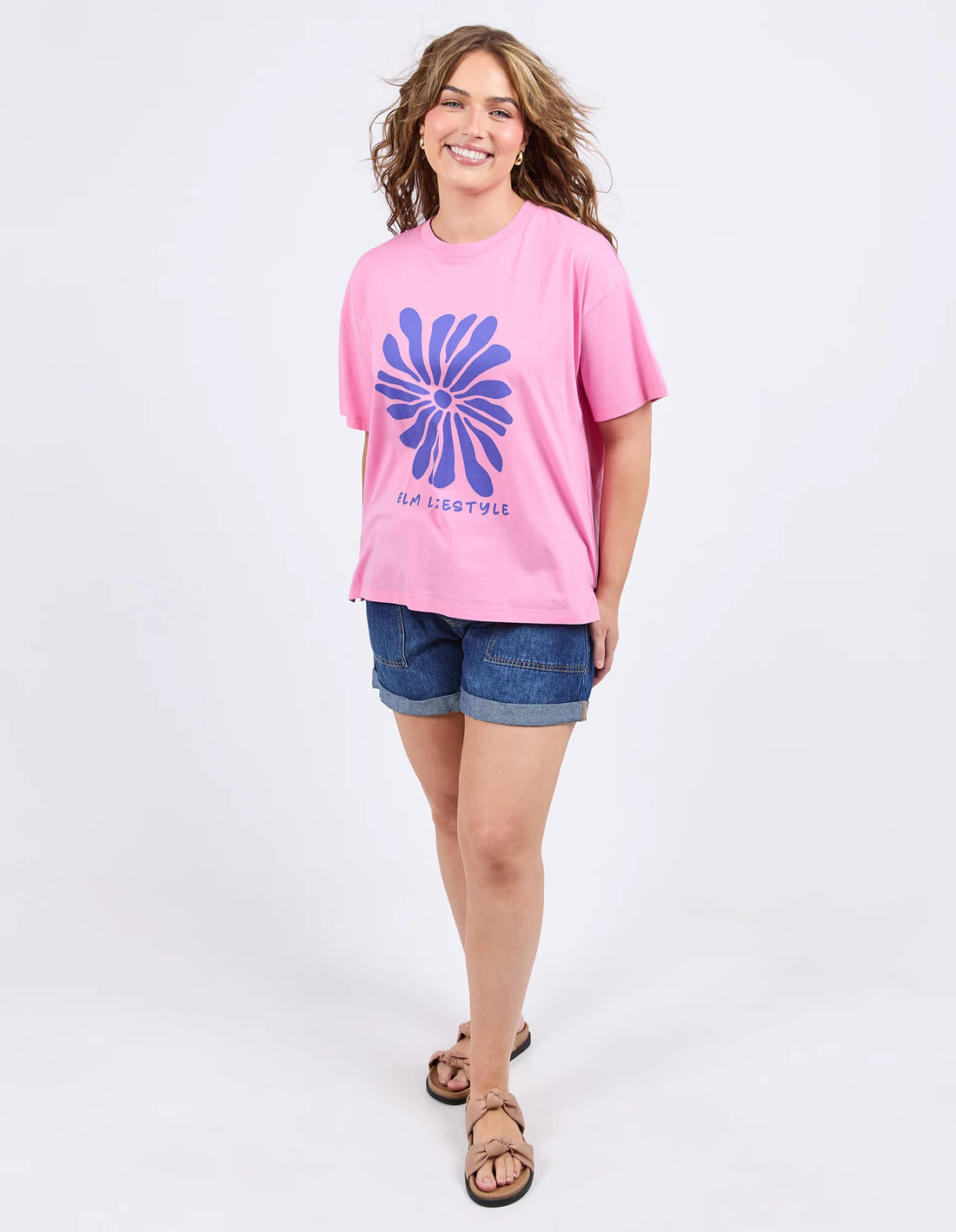 Camelia Tee- Chateau Rose