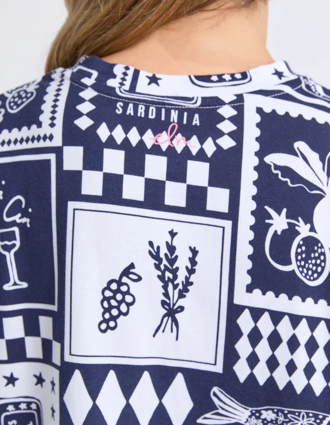 Chin Chin Tee - Navy