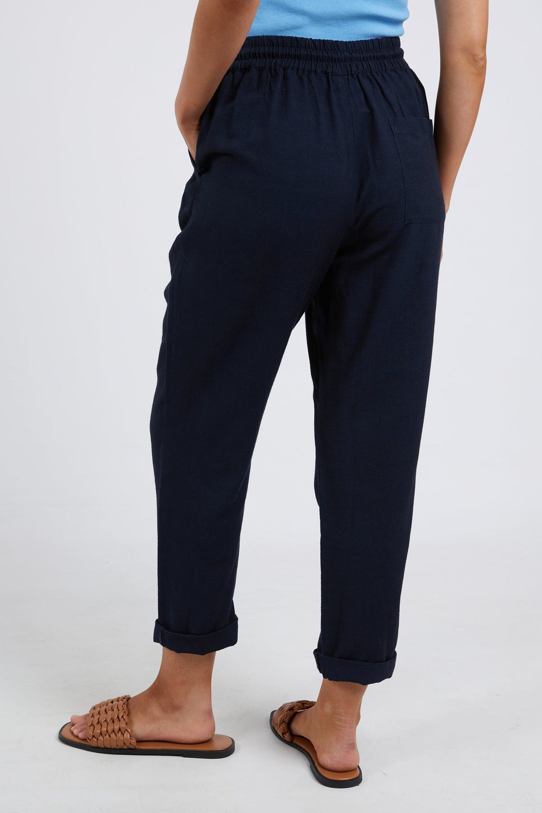 Clem Relaxed Pant - Navy