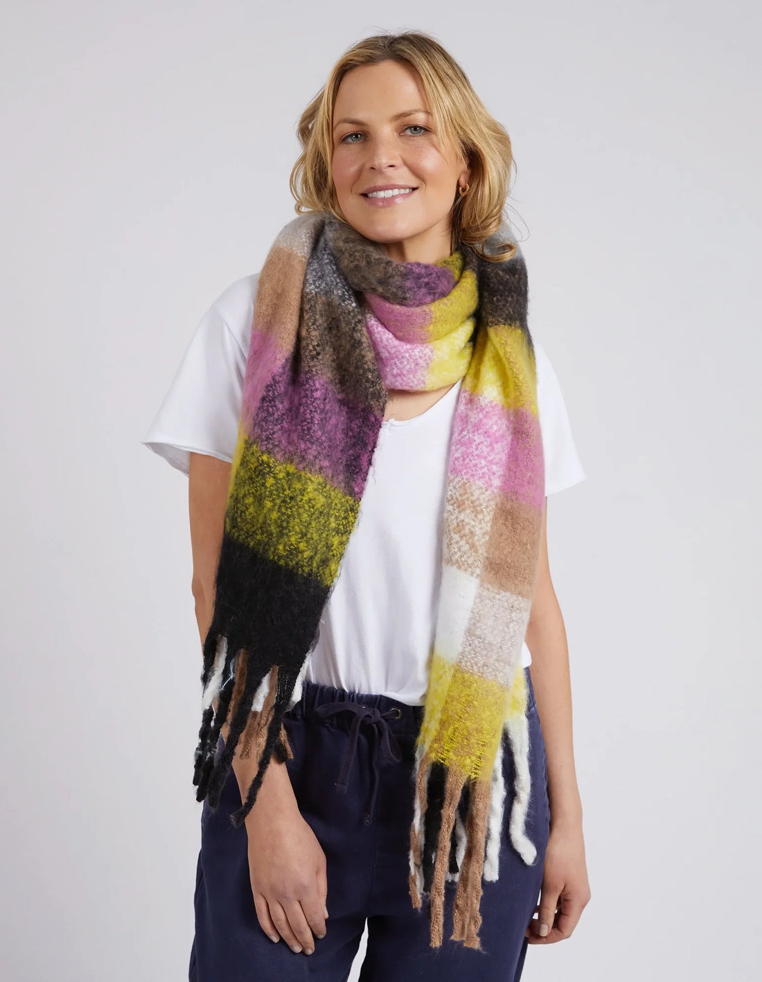 Fruit Bowl Scarf - Check