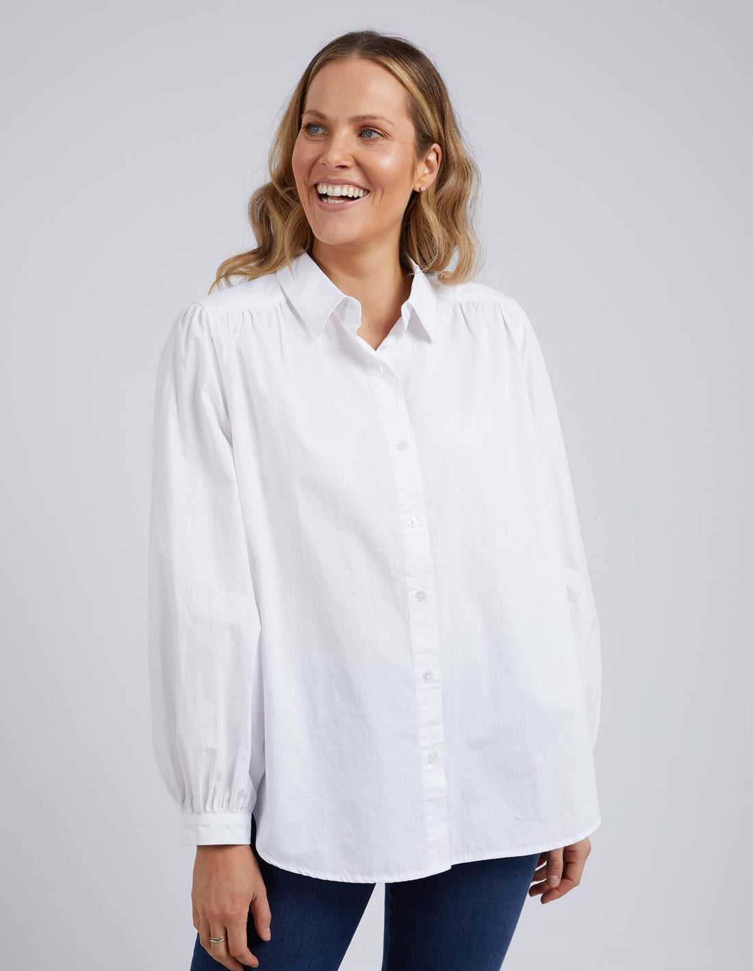 Gabriella Shirt - White