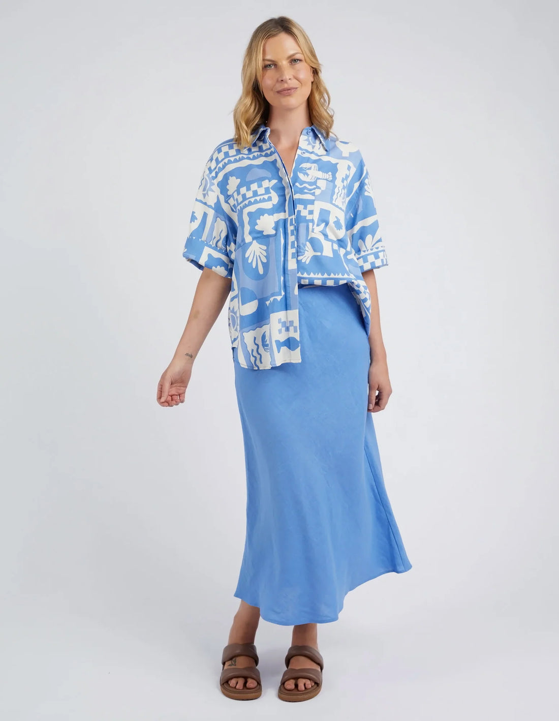 Holiday Sun Shirt Cerulean