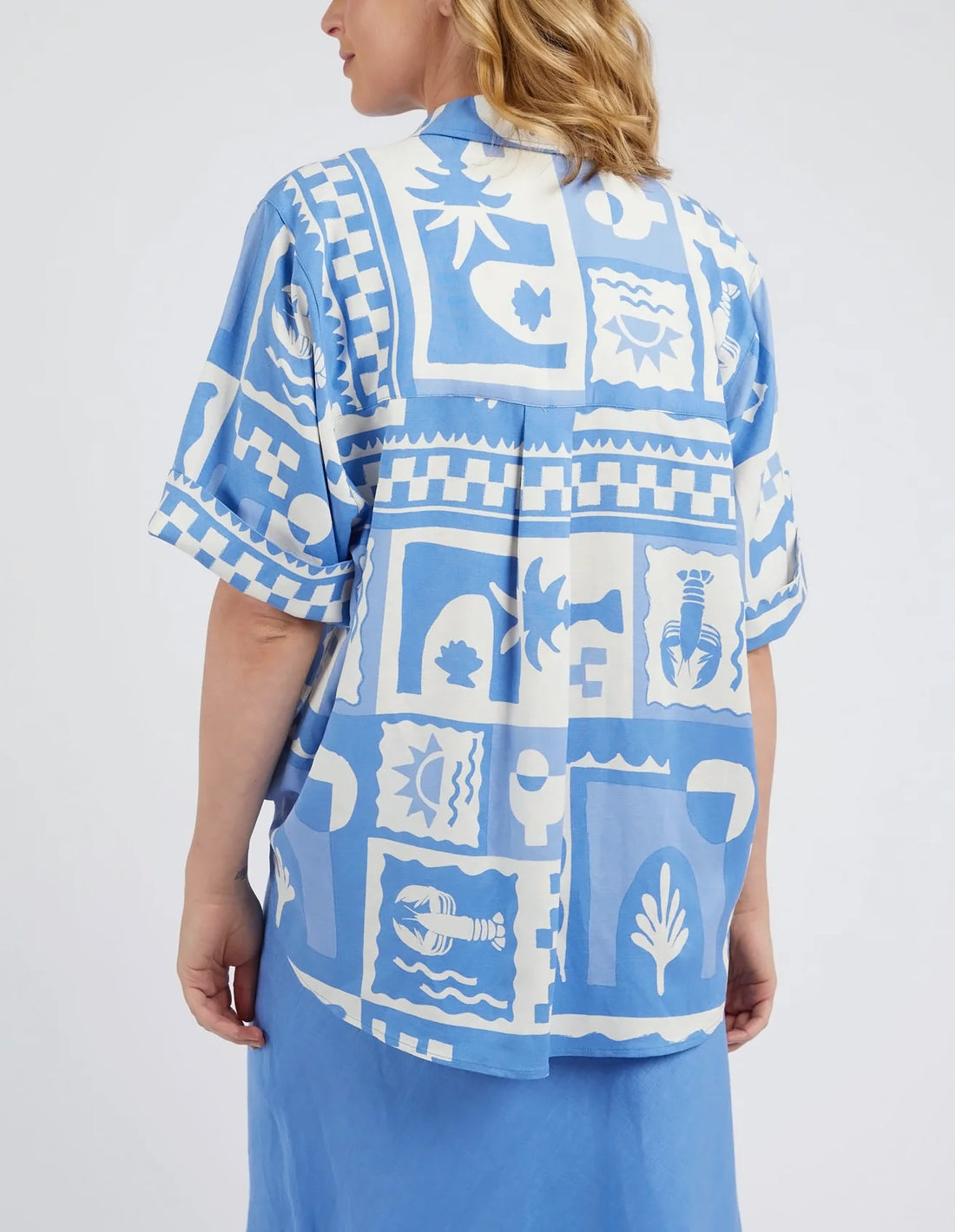 Holiday Sun Shirt Cerulean