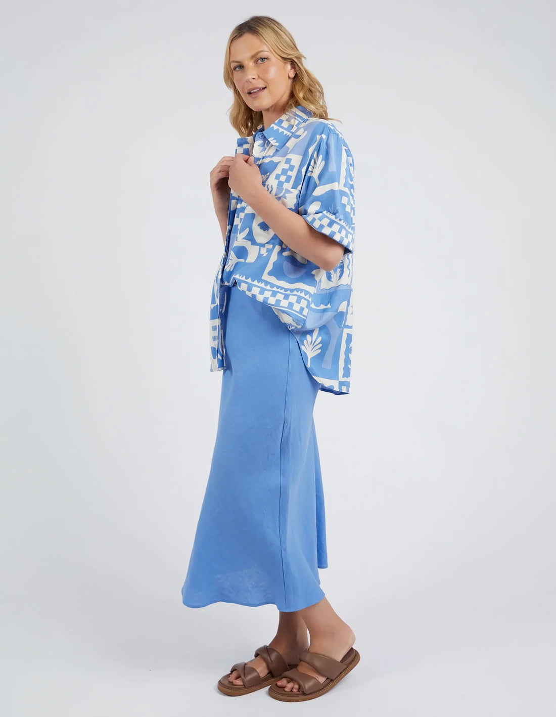 Holiday Sun Shirt Cerulean