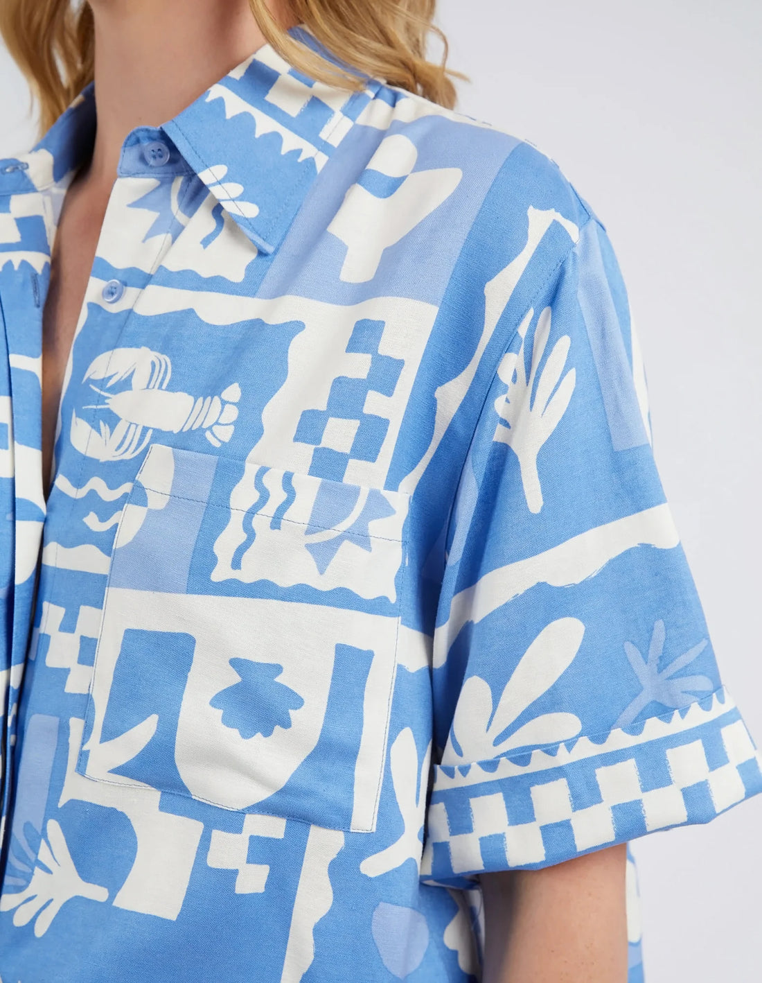 Holiday Sun Shirt Cerulean