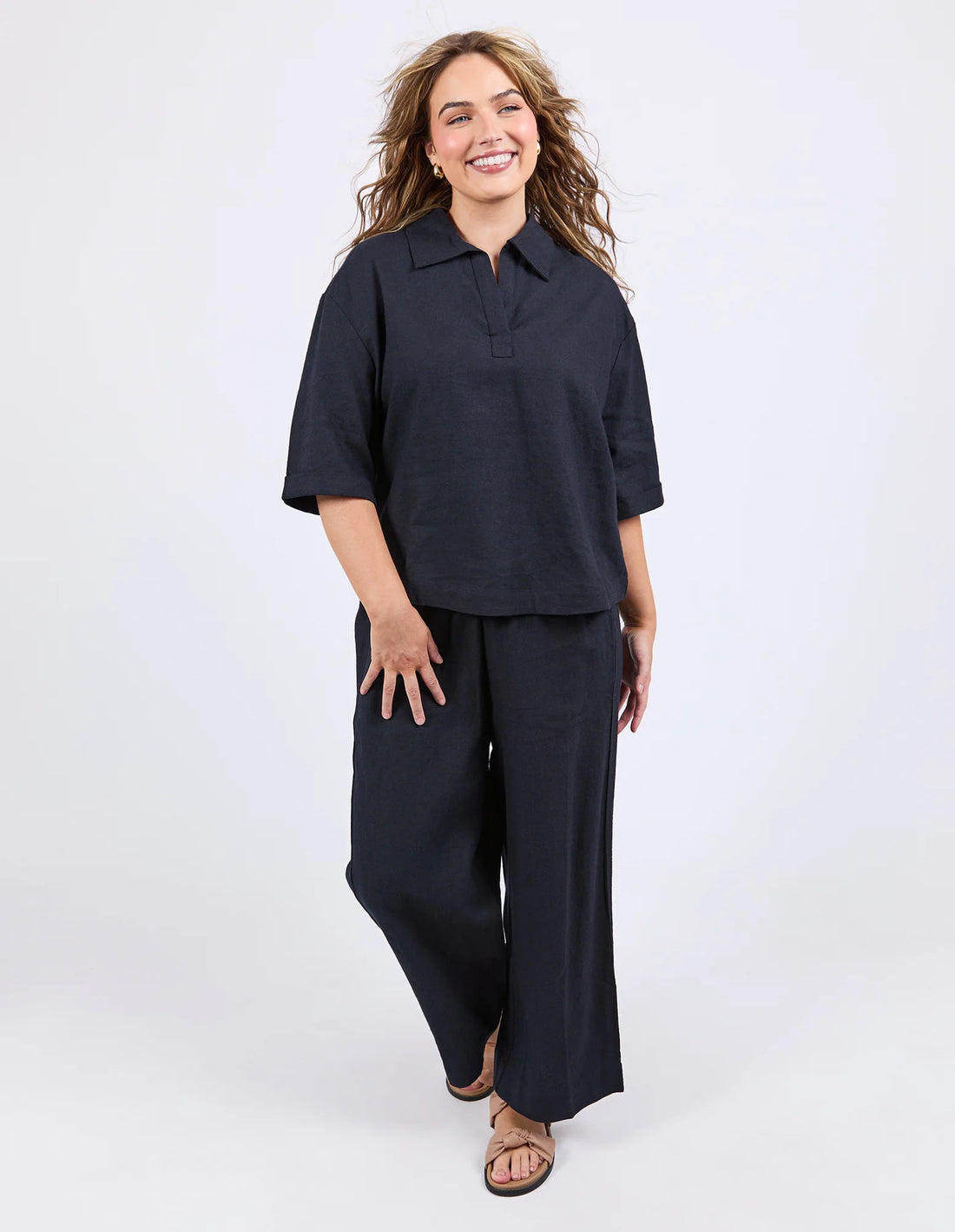 Jamila Shirt - Navy