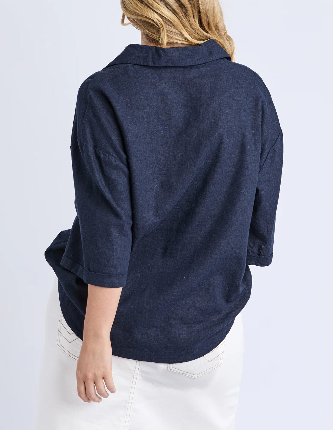 Jamila Shirt - Navy