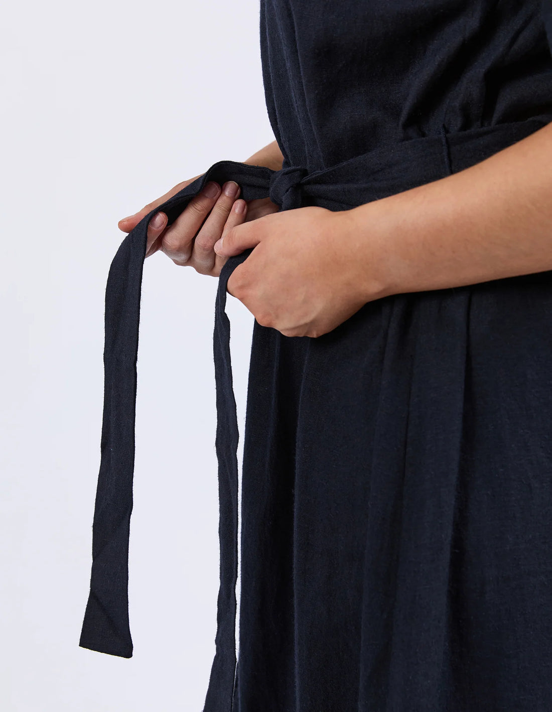 Lily Midi Dress Navy