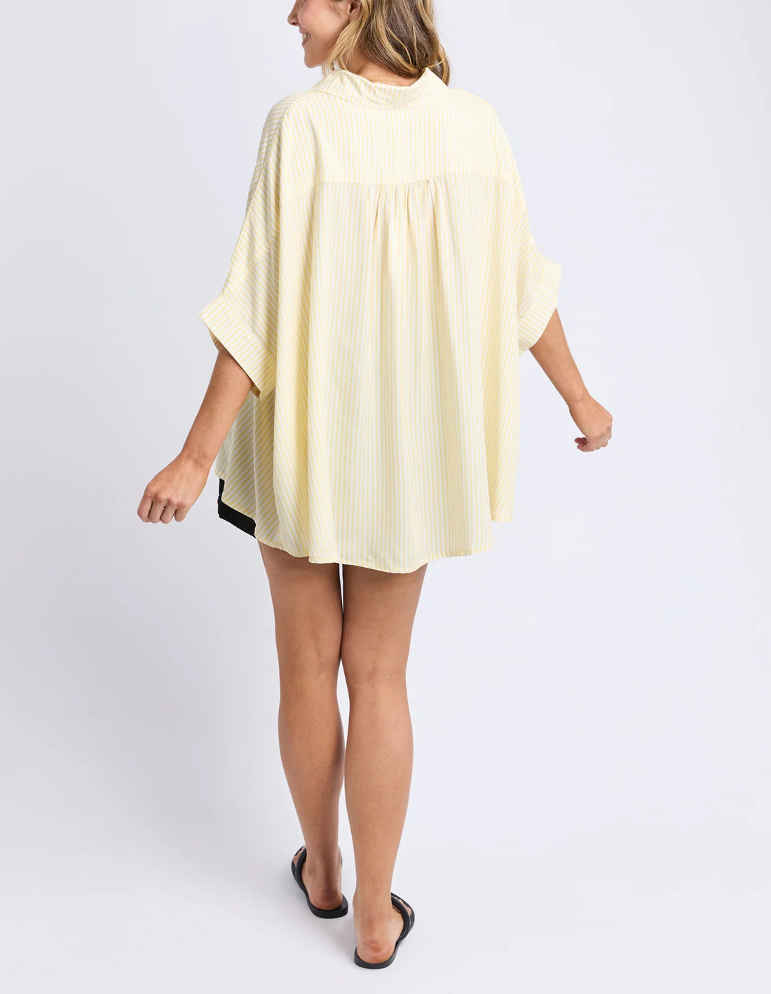 Luna Shirt - Banana Stripe