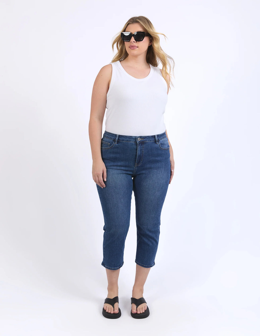 Mollie Capri Jean - Blue