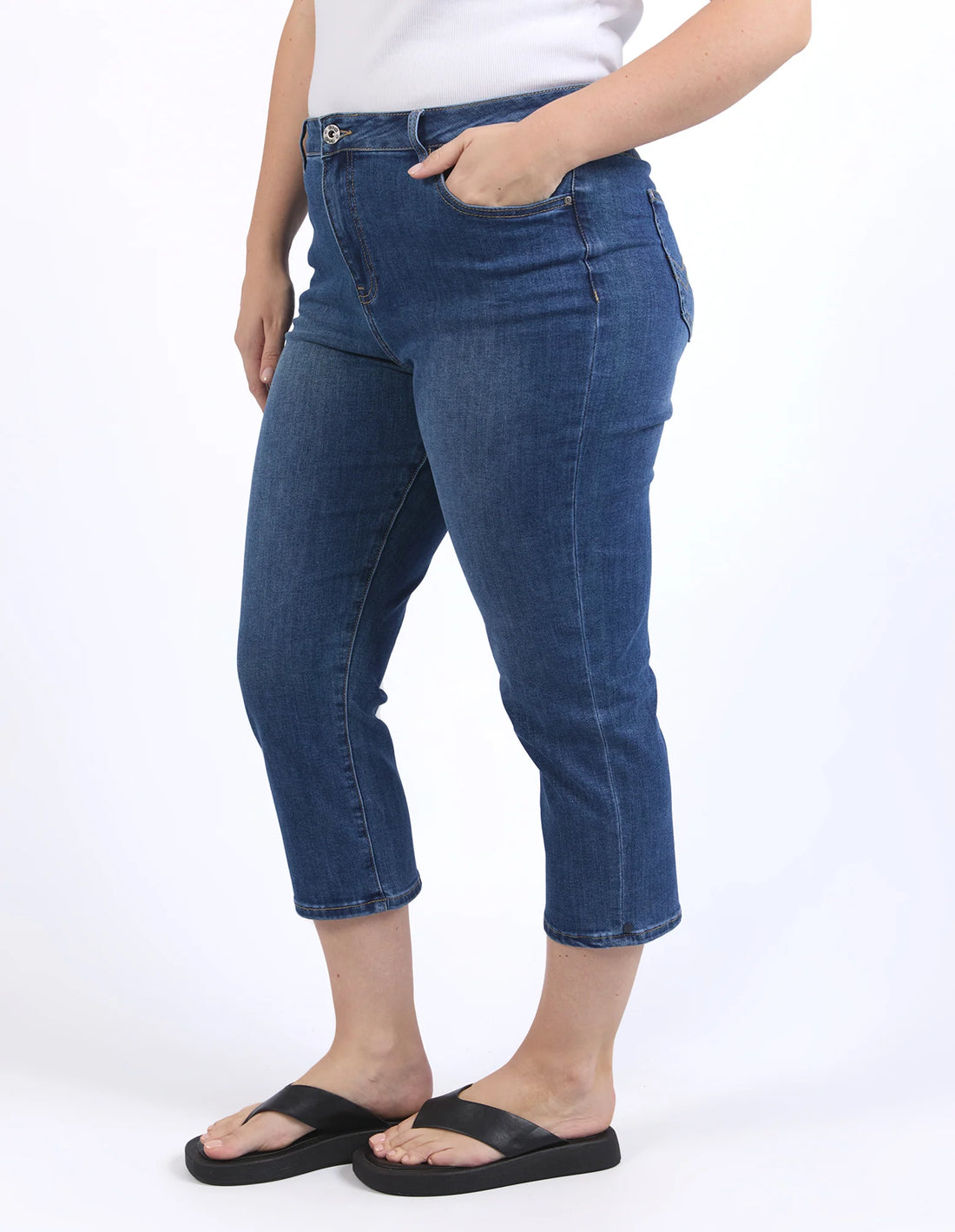 Mollie Capri Jean - Blue
