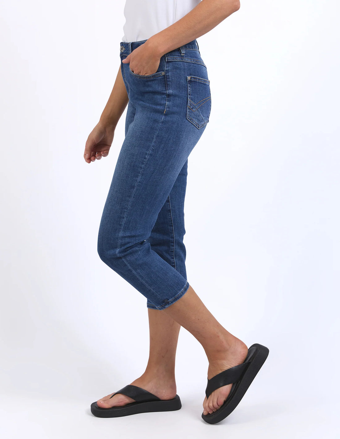 Mollie Capri Jean - Blue