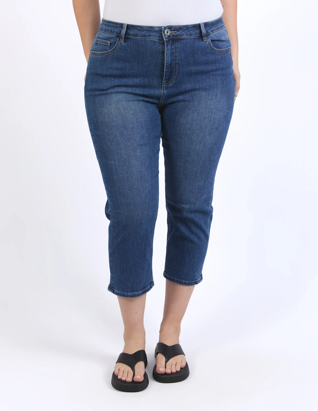 Mollie Capri Jean - Blue