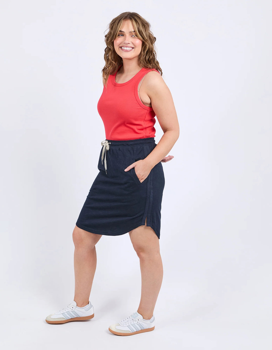 Pia Skirt Dark Sapphire