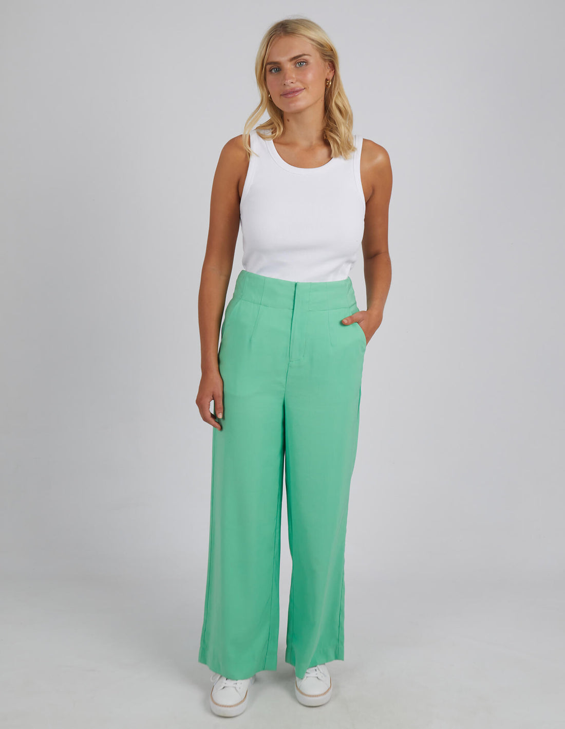 Rhiannon Wide Leg Pant - Meadow