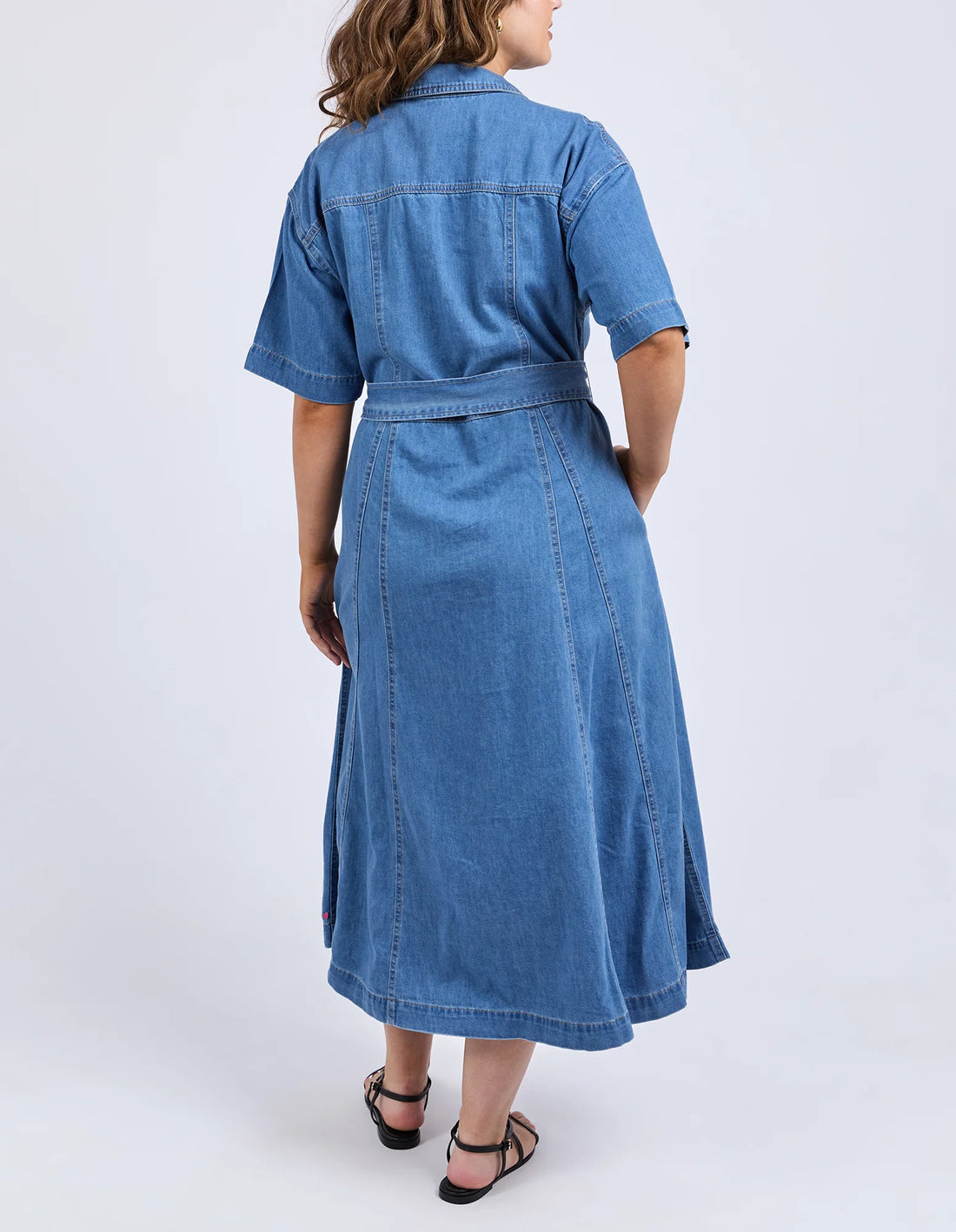 River Denim Dress Blue