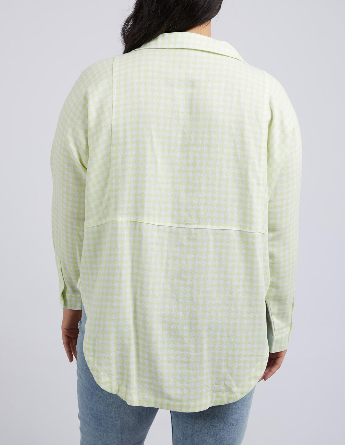 Zest Shirt - Keylime Checkerboard