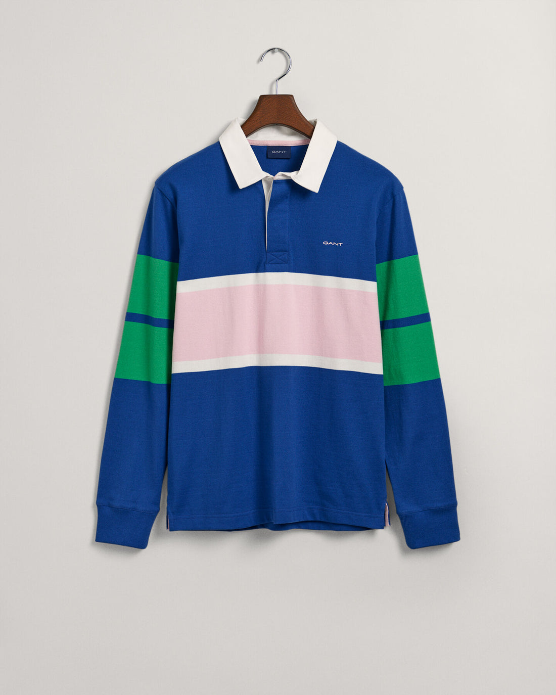 Color Blocked Rugger - College Blue
