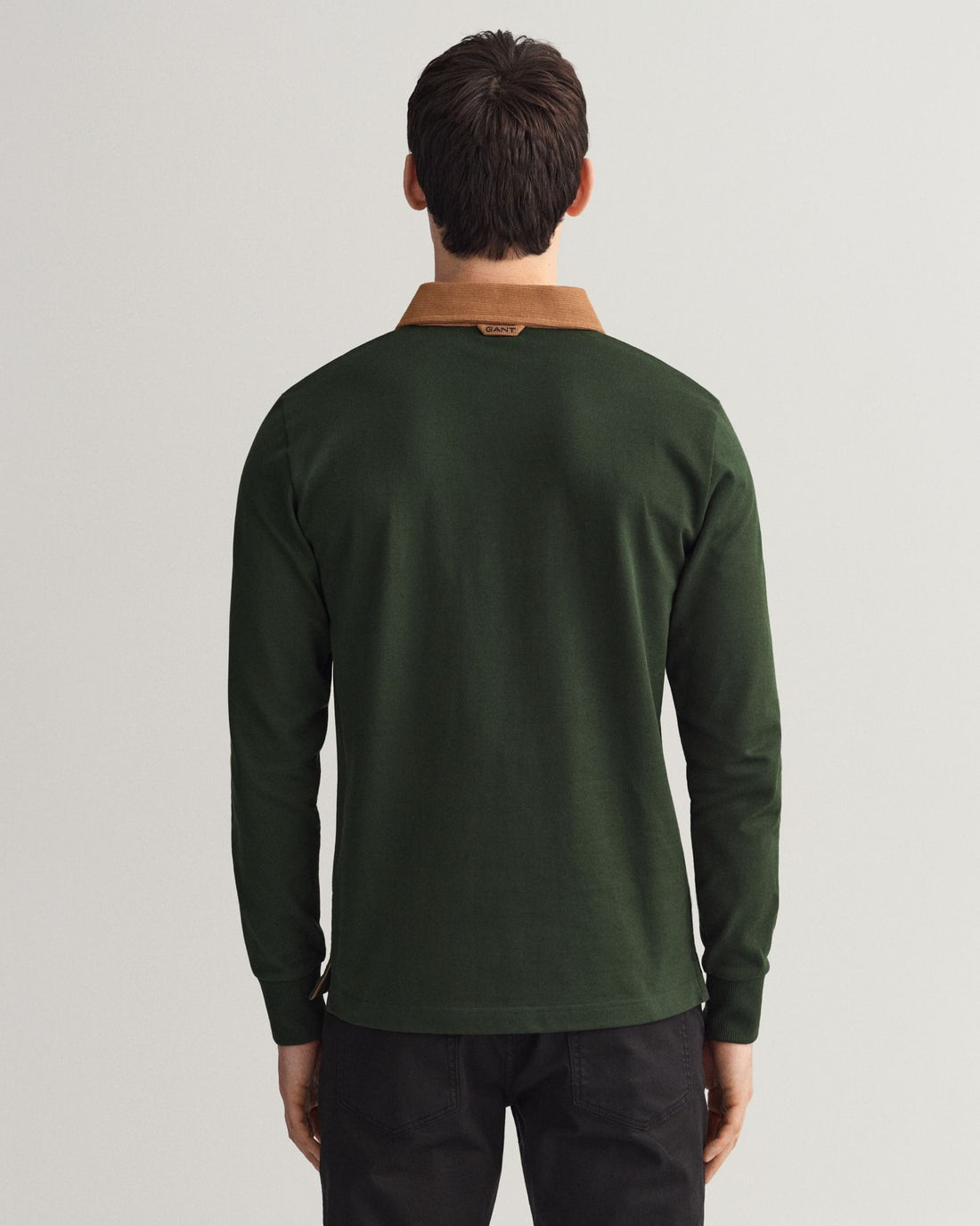 Corduroy Collar Heavy Rugger - Storm Green