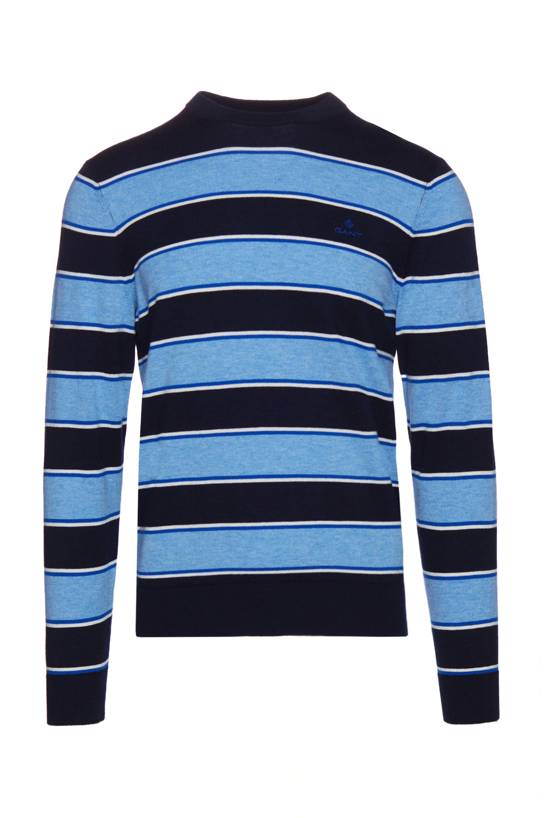 Cotton Merino Stripe Crew