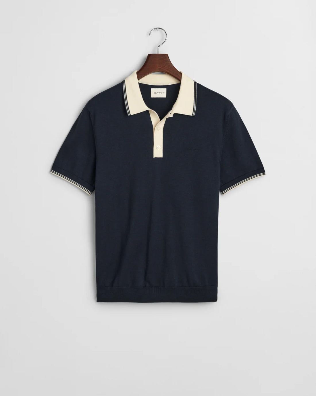 Modal Blend Short Sleeve Polo - Evening Blue
