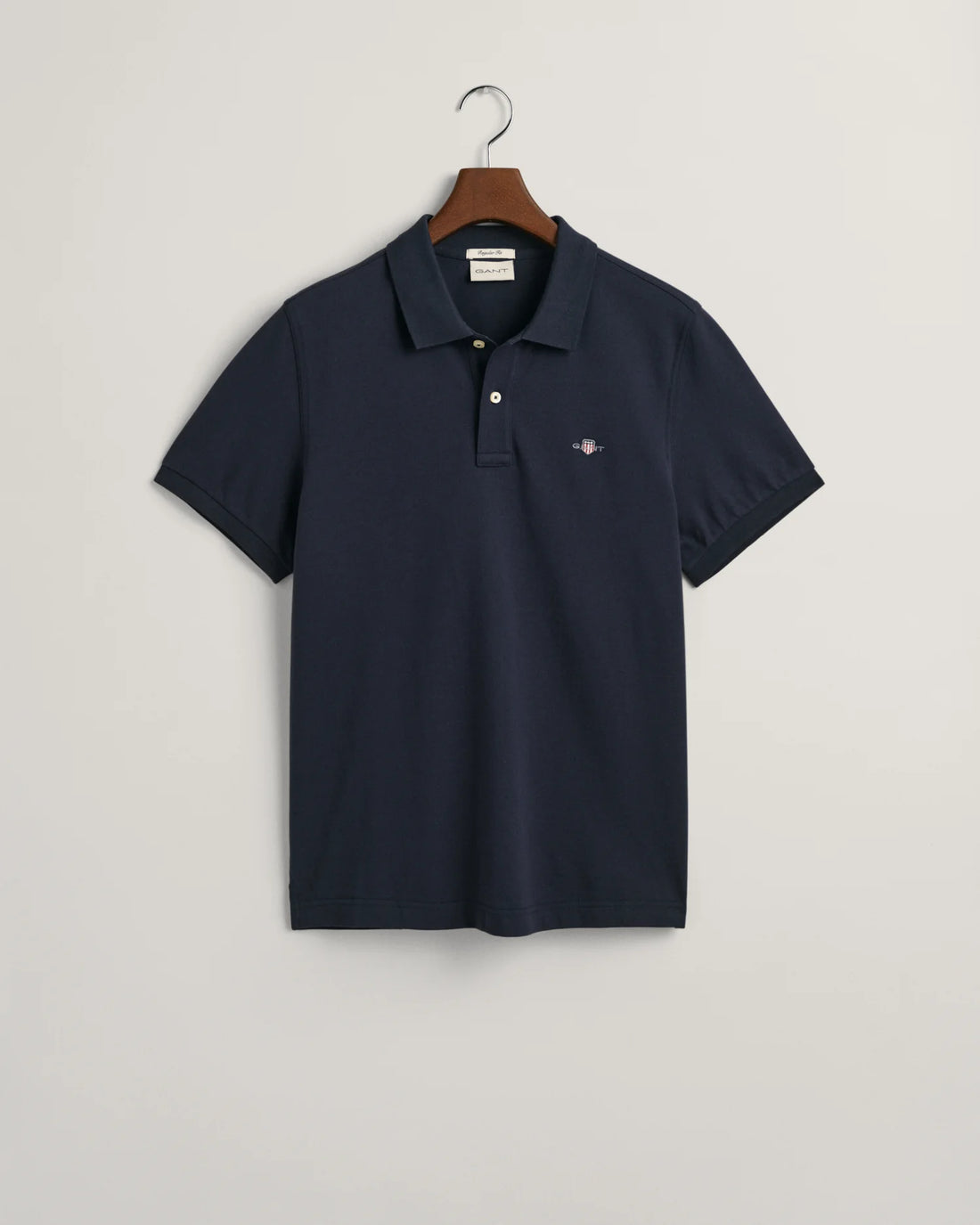Regular Fit Shield Piqué Polo Shirt - Evening Blue 433