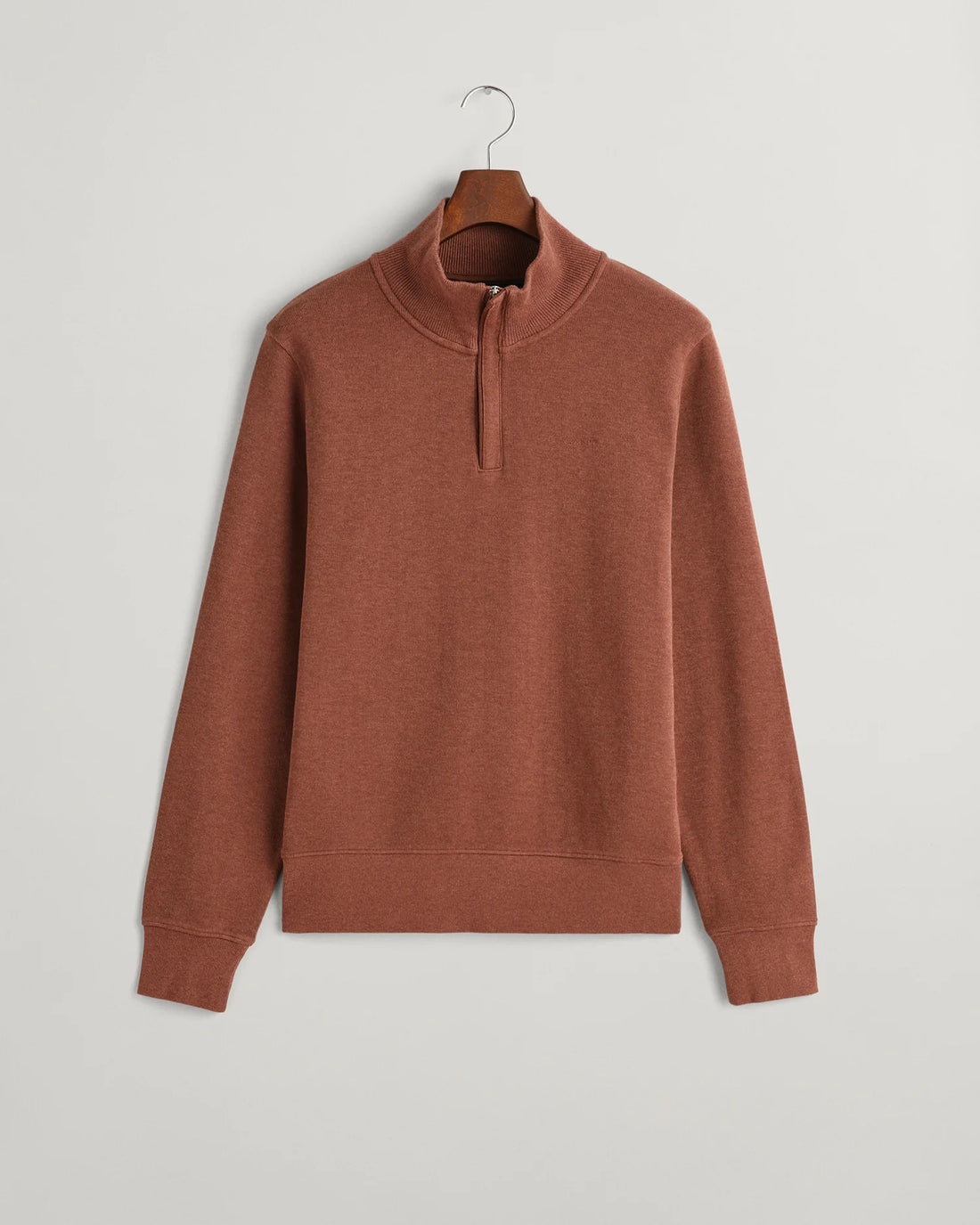 Sacker Rib Half Zip - Weathered Brown