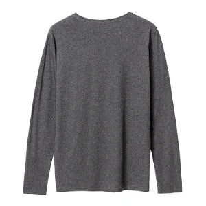 Shield Long Sleeve T-Shirt - Charcoal Melange
