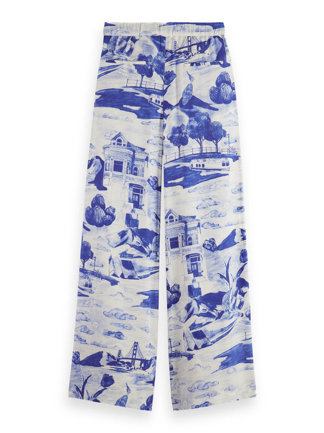 Eleni Wide Fit Pants - Journey of the Free Mind Print back