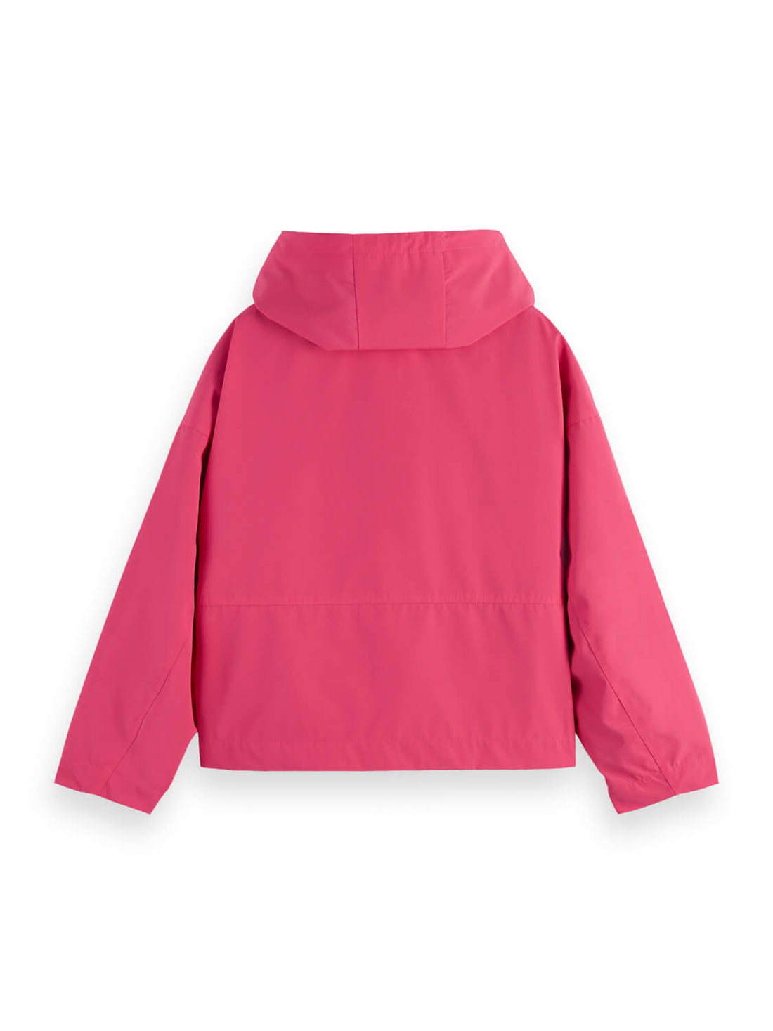 Lightweight Hooded Jacket  - Bright Raspberry back details