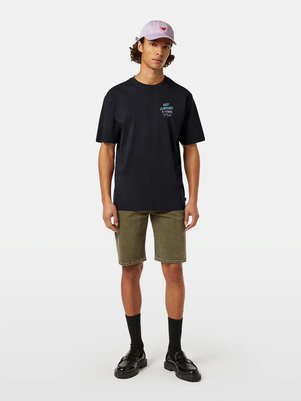 Artwork T-shirt - Washed Black 180050