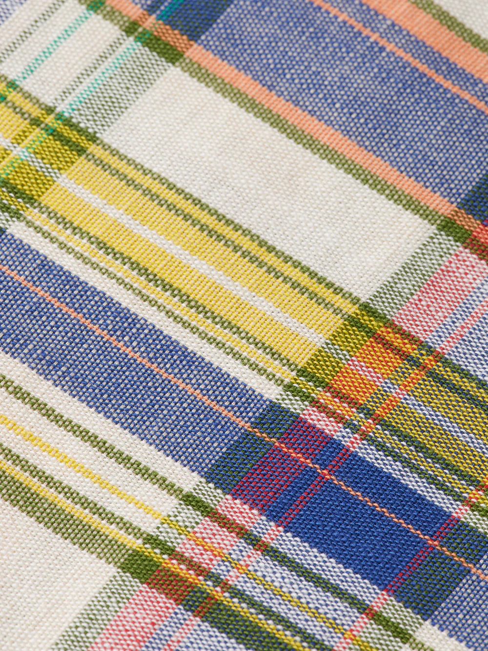 Basket Weave Check Shirt - Green Multi Check 175709