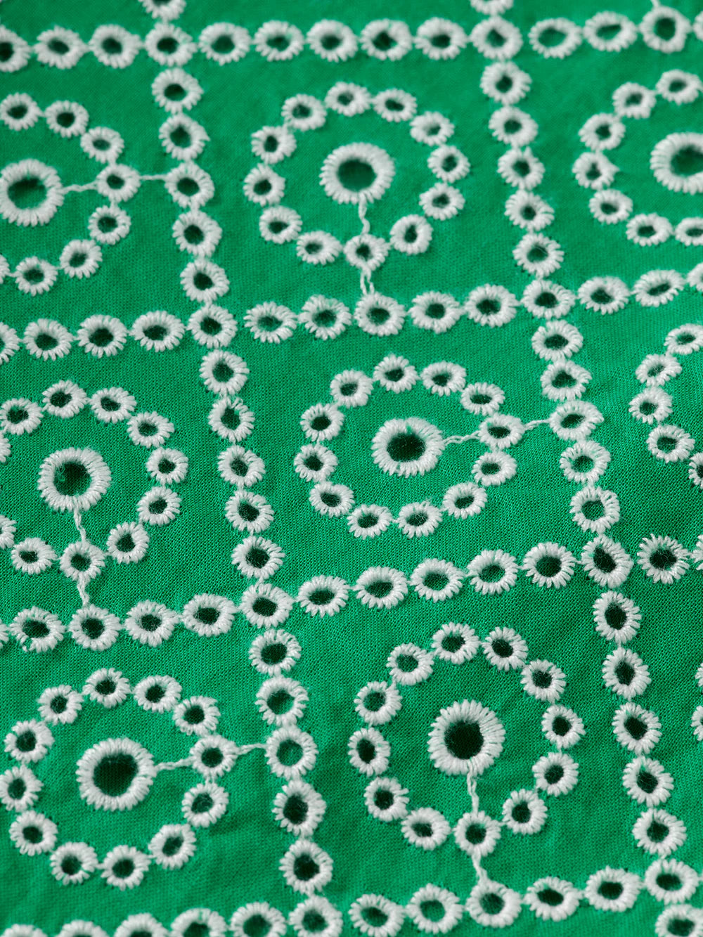 Broderie Straight Leg Pant - Green 177363