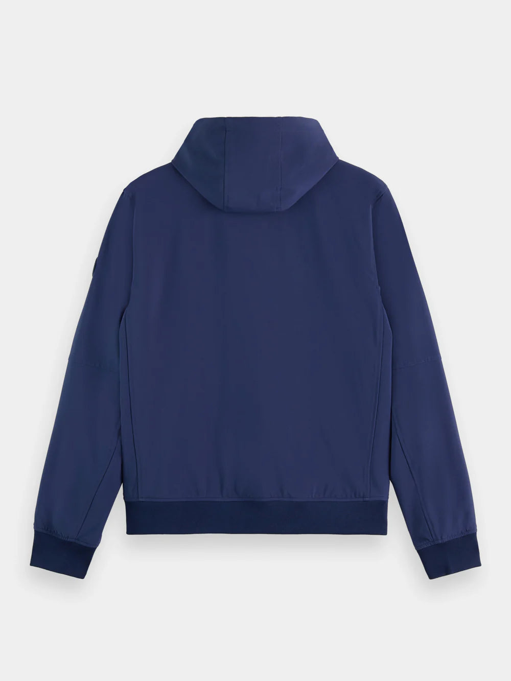 Classic Hooded Soft-Shell Jacket - Navy Blue 175397